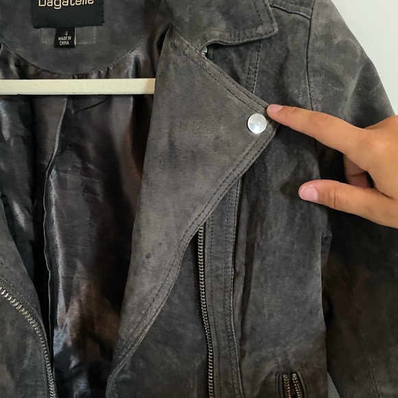 Bagatelle Suede Moto Jacket - Picture 3 of 9